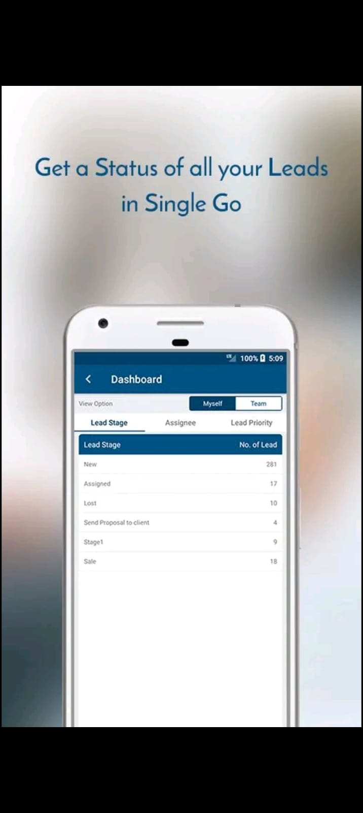 screenshot of EAZY CRM